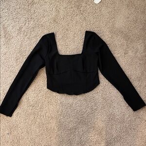 Abercrombie Black Long sleeve
